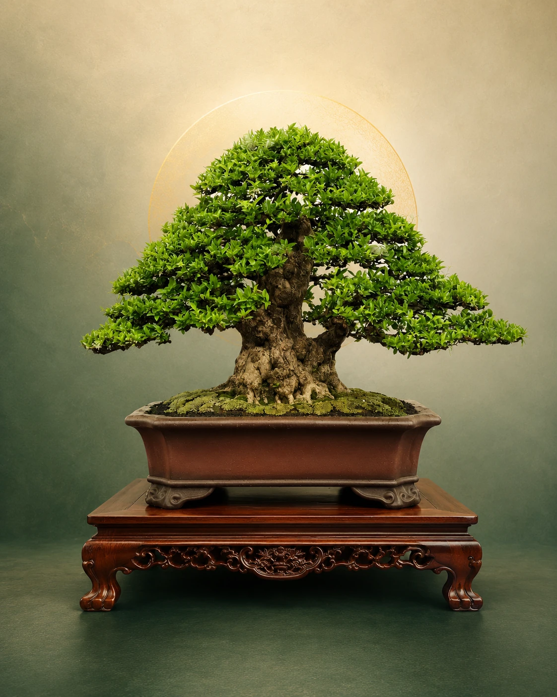 Mai chiếu thủy bonsai